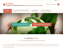 Tablet Screenshot of aises-fr.org